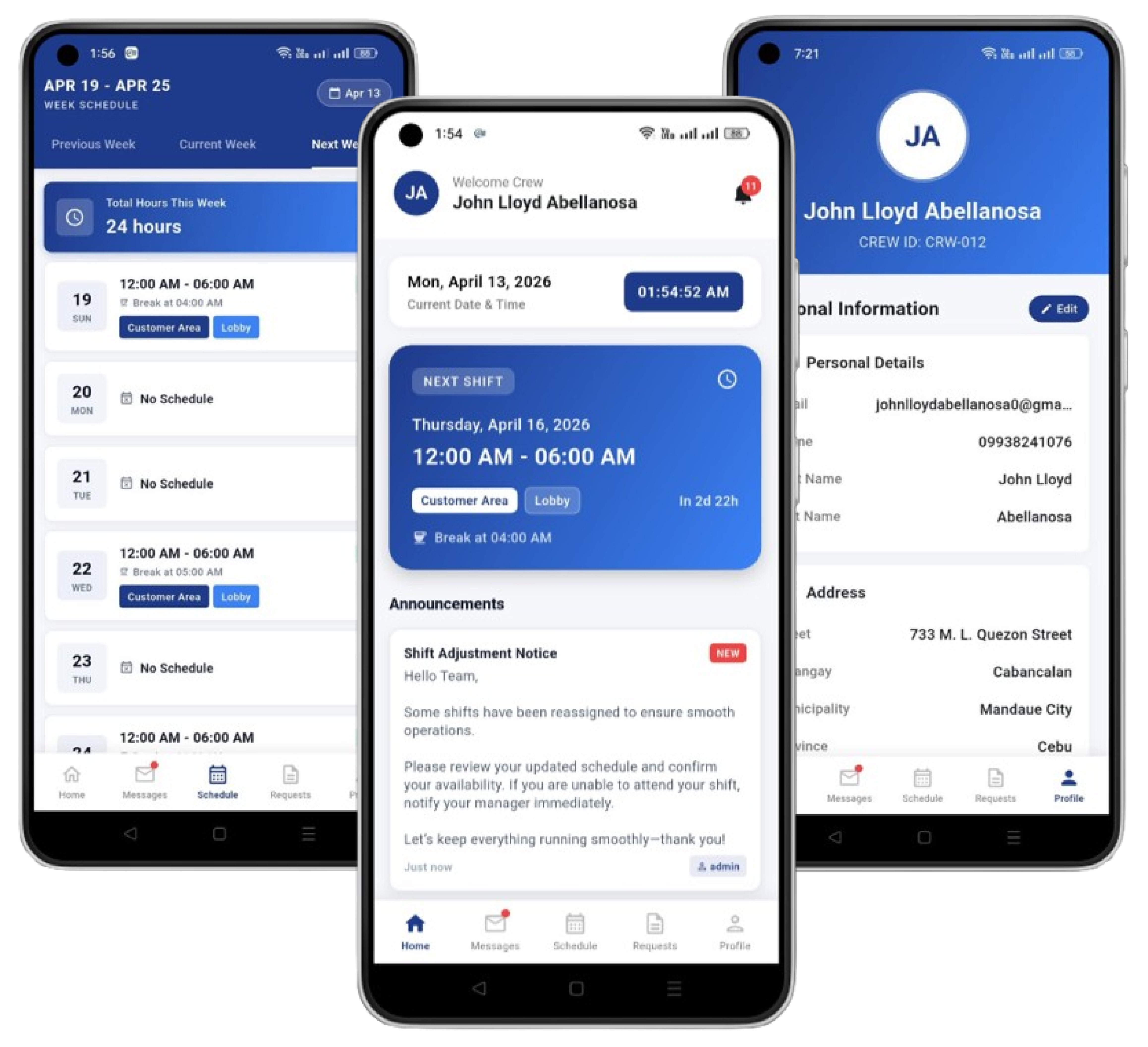 Mobile App Preview
